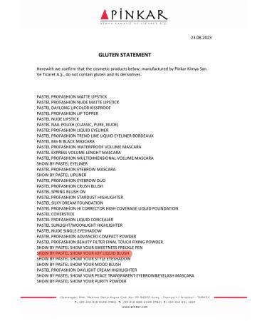 Pastel Cosmetics Creamy liquid blush of peach for the face Tint Halyal - Buy Online on GoSupps.com