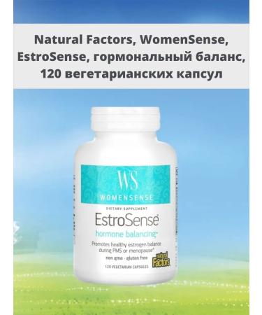 Natural Factors Womensense Estrosense Hormonal Balance 120 capsules