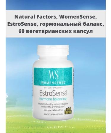 Natural Factors Womensense Estrosense Hormonal Balance 60 capsules