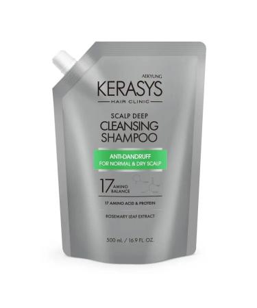 KeraSys Scalp Clinic shampoo treatment of scalp a refreshing 500 ml - Buy Online on GoSupps.com
