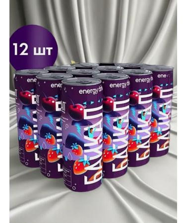 Baikal Energy "Strawberry-Black Cherry" 12 pcs 0.45 liters