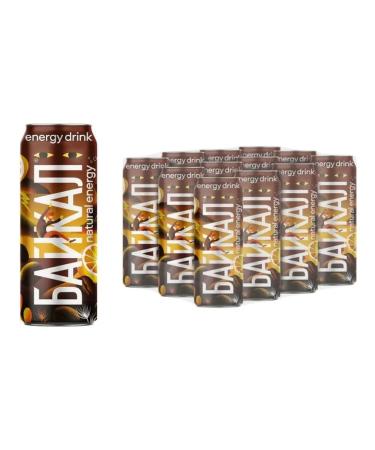Baikal Energetik "Coffee Lemon" 12 pcs 0.45 liters - Buy Online on GoSupps.com