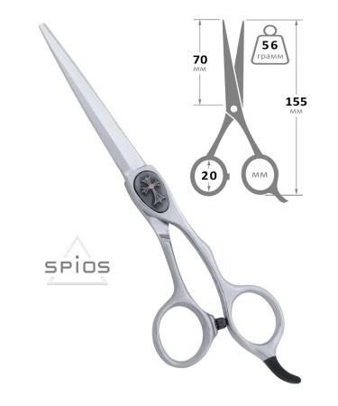 Spios Hairdresser straight scissors 6.0 for hair cutting - Buy Online on GoSupps.com