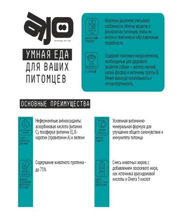 AJO Dry food for small dogs with chicken 2kg - Buy Online on GoSupps.com