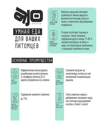 AJO Feed for sterilized cats with turkey and duck 1.5 kg - Buy Online on GoSupps.com