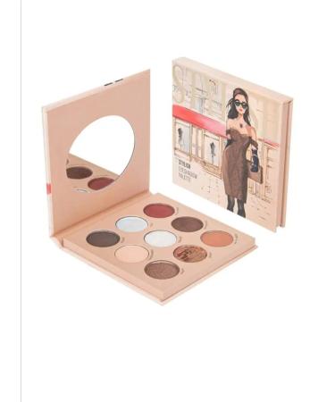 Letual Palette for eye makeup "Stylish" Eyeshadows Palette