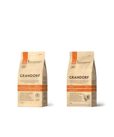 Grandorf Dry food turkey for sterilized cats 2kg - Buy Online on GoSupps.com