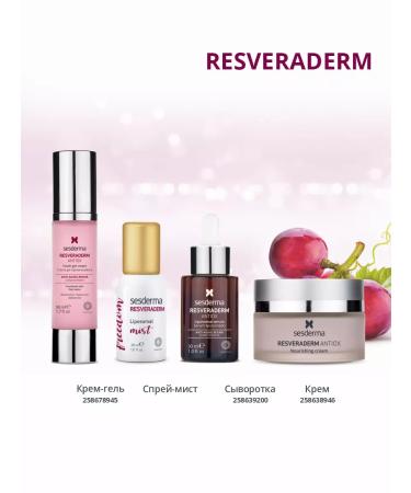 sesderma Face -aging gel 50 ml resveaderm - Buy Online on GoSupps.com