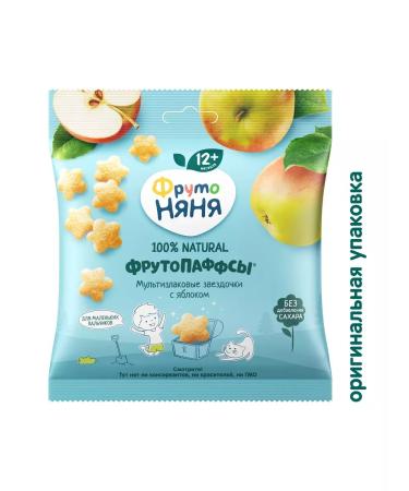 Frutonyanya Frutopaffs Apple 21 g (9 pcs) - Buy Online on GoSupps.com