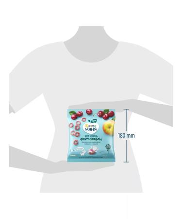 Frutonyanya Frutopaffs apple Vishnya 21 g (9 pcs) - Buy Online on GoSupps.com