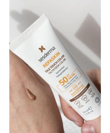 sesderma Sunglassing cream with a tinting effect SPF 50 - Buy Online on GoSupps.com