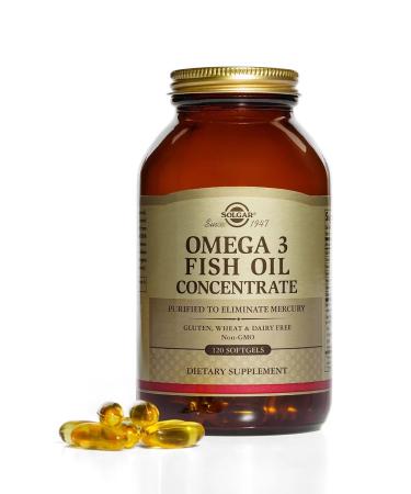 SOLGAR Capsules concentrate of fish oil omega-3 120 pcs - Buy Online on GoSupps.com