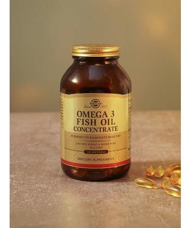 SOLGAR Capsules concentrate of fish oil omega-3 120 pcs - Buy Online on GoSupps.com