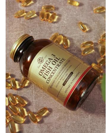 SOLGAR Capsules concentrate of fish oil omega-3 120 pcs - Buy Online on GoSupps.com