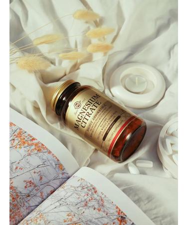 SOLGAR Magnesium citrate tablets 120 pcs - Buy Online on GoSupps.com