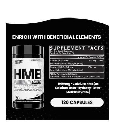 Nutrex HMB powerful force 120 capsules - Buy Online on GoSupps.com
