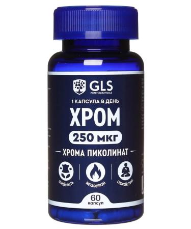 GLS pharmaceuticals GLS Vitamins Picoline Chroma # 60