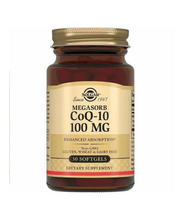 SOLGAR Coenzyme capsules Q-10 100 mg 30 pcs