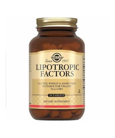 SOLGAR Lipotropic factor tablets 50 pcs