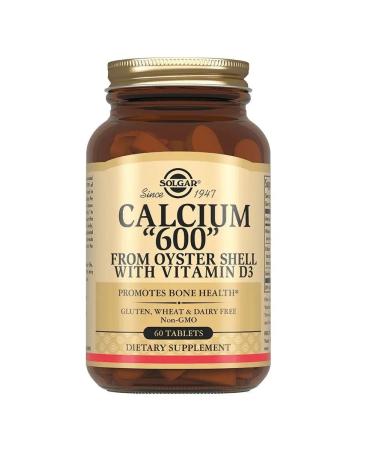 SOLGAR Calcium tablets 600 of oysters 60 pcs