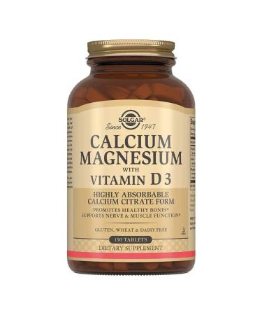 SOLGAR Calcium-Magniy-Vit D3 150 pcs