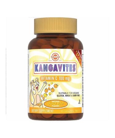 SOLGAR Tab. Kangavitest Vit. With 100 mg with an orange taste 90pcs