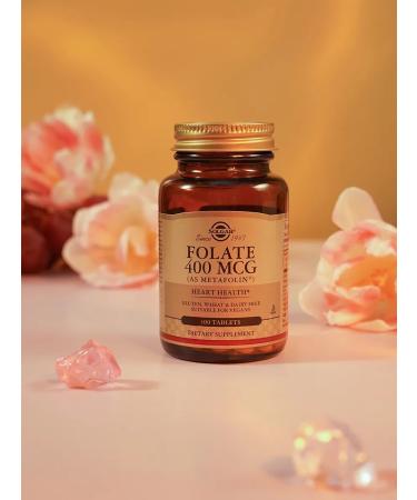 SOLGAR Folat 400 g metapholin tablets 100 pcs - Buy Online on GoSupps.com