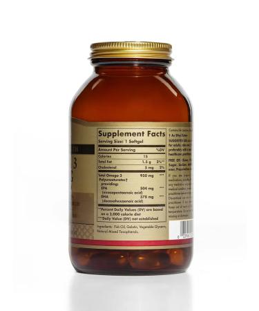 SOLGAR Triple Omega-3 950 mg of EPK and DGK 100 pcs - Buy Online on GoSupps.com