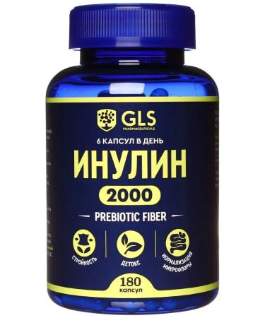 GLS pharmaceuticals GLS vitamins inululin prebiotic for intestines No. 180
