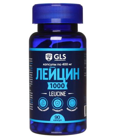 GLS pharmaceuticals GLS vitamins Leucin 1000 VSAA .90 capsules