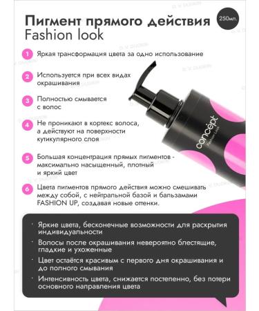 concept Direct -action pigment for hair pink 250 ml - Buy Online on GoSupps.com