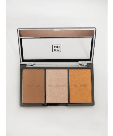 Bronze Girl Contouring palette 3 in 1 sculptor highlighter - Buy Online on GoSupps.com