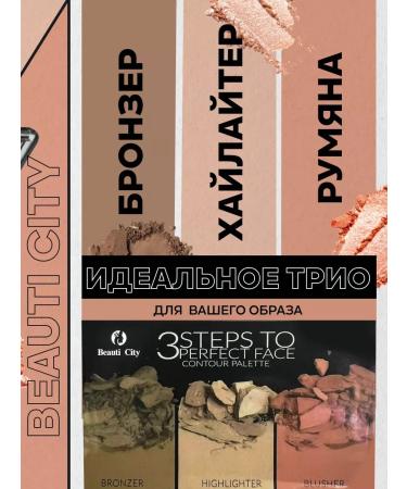 Bronze Girl Contouring palette 3 in 1 sculptor highlighter - Buy Online on GoSupps.com