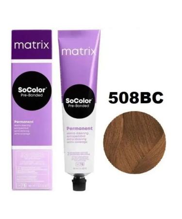 MATRIX Hair Cream 508bc light blond brown-honey 90ml - Buy Online on GoSupps.com