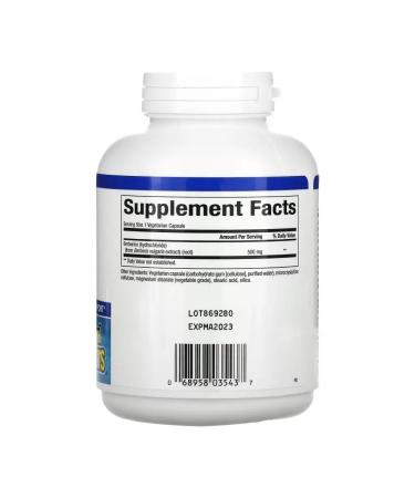 Natural Factors Wellbetx Berberin 500 mg 120 vegetarian capsules - Buy Online on GoSupps.com