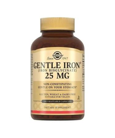 SOLGAR Capsules Gentle Iron Iron is easily accessible 180 pcs