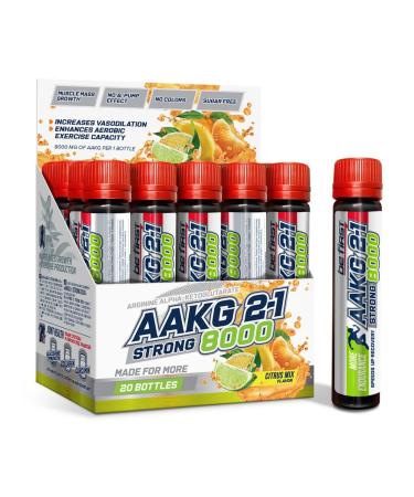 Be First Arginine AAKG 8000 mg for muscles 20 x 25 ml citrus mix - Buy Online on GoSupps.com