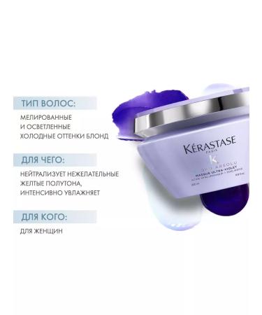 Kerastase Blond Absolu Masque Ultra-Violet Mask Violet 200 ml