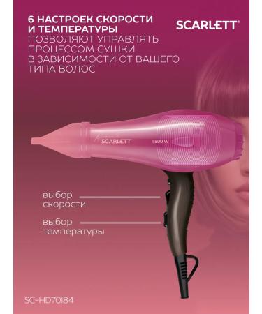 Scarlett Feng SC-HD70I84 Power 1800 W - Buy Online on GoSupps.com