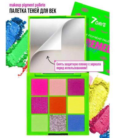 7DAYS Eye shadows matte - Buy Online on GoSupps.com