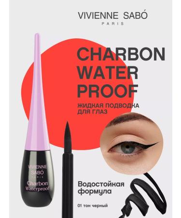 VIVIENNE SABO Liquid eye eyeliner Charbon waterproof