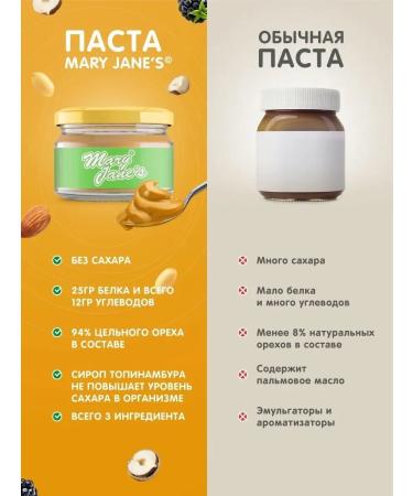 MaryJane's Arachis paste cream without sugar with salt 1 kg - Buy Online on GoSupps.com