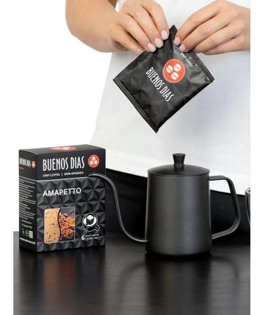 BUENOS DIAS Bailis Coffee in drip packages ground 6 pcs 10 g. - Buy Online on GoSupps.com