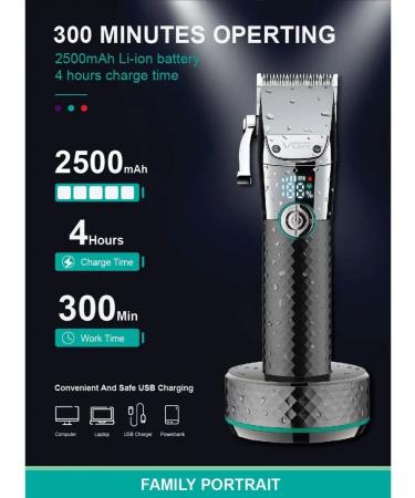 All for Family V682 hair cutting machine - trimmer with nozzles - Buy Online on GoSupps.com