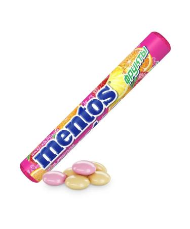 Mentos Chewing dragees fruits 24pcs 37.5g - Buy Online on GoSupps.com