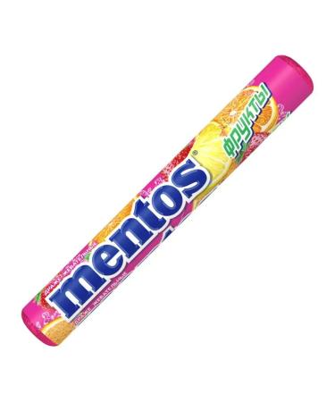 Mentos Chewing dragees fruits 24pcs 37.5g - Buy Online on GoSupps.com
