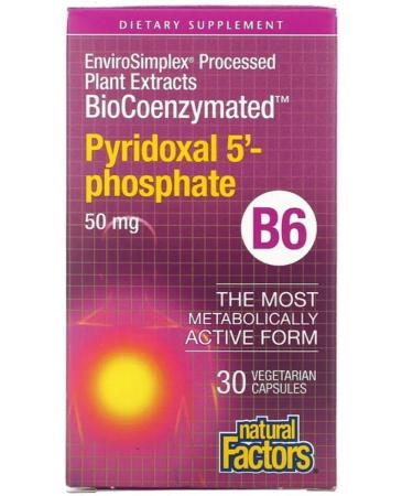 Natural Factors Vitamin B6 pyridoxine