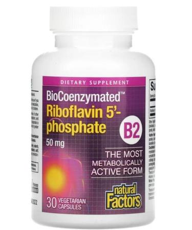 Natural Factors Riboflavin B2 Iherb - Buy Online on GoSupps.com