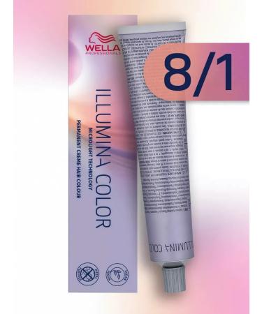 WELLA PROFESSIONALS Persistent Hair Cream Illumina Color 8 1 1