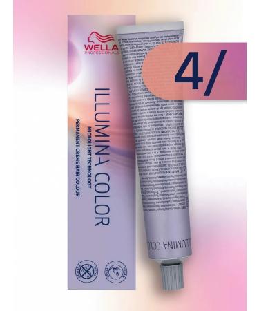 WELLA PROFESSIONALS Persistent hair cream Illumina Color 4